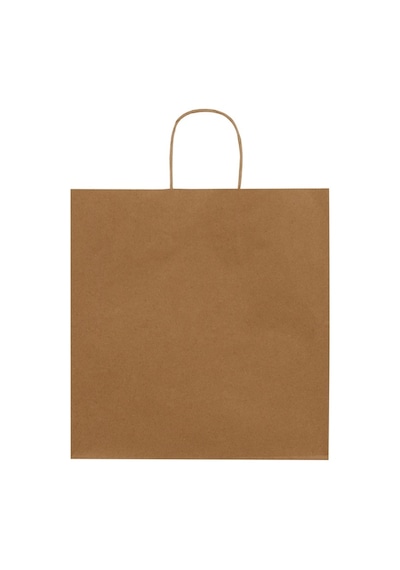 Packanya 32 x 12 x 41 - 500 Adet Burgu Saplı Kraft Çanta