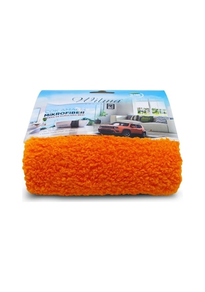 Wilma Secret Mikrofiber Pasta Cila Bezi 40 X 40 Cm Turuncu 4 Adet Şeffaf