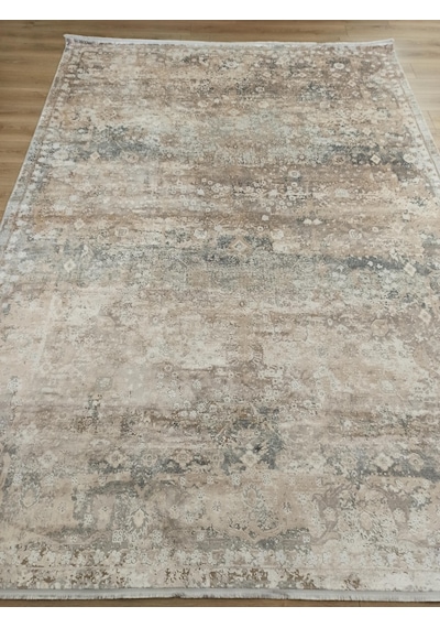 Sanat Halı Doku 1235 Eskitme Desenli Makine Halısı