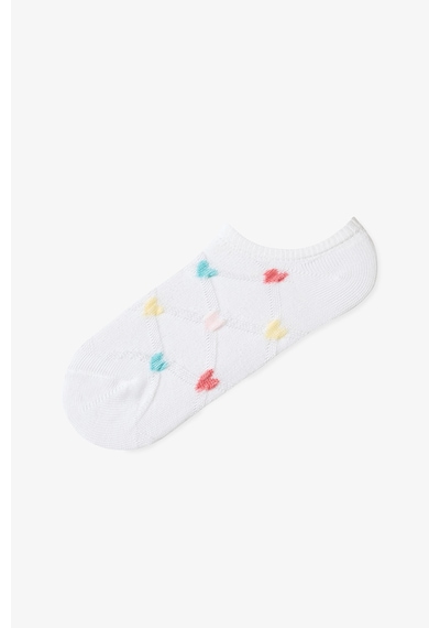 Penti Renkli Kız Çocuk Vibrant Hearts 3'lü Patik Çorap