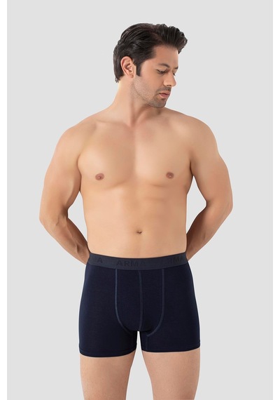 Arma Yıldız Erkek Bambu Büyük Beden Boxer Lacivert 10'lu Paket Lacivert