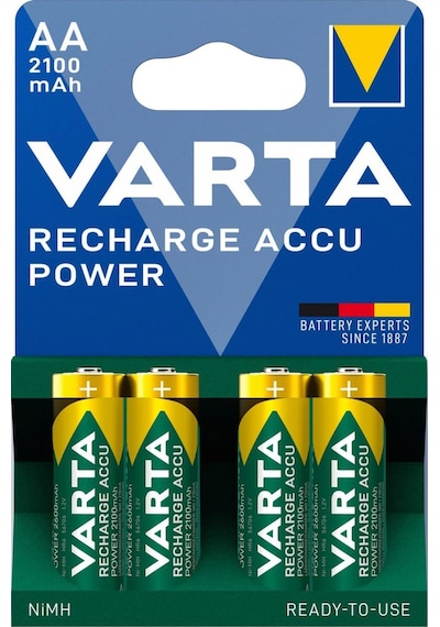 Varta 56706 2100 mAh AA Ni-MH Şarj Edilebilir Kalem Pil 2 x 4'lü + Pil Kutusu 2 Adet
