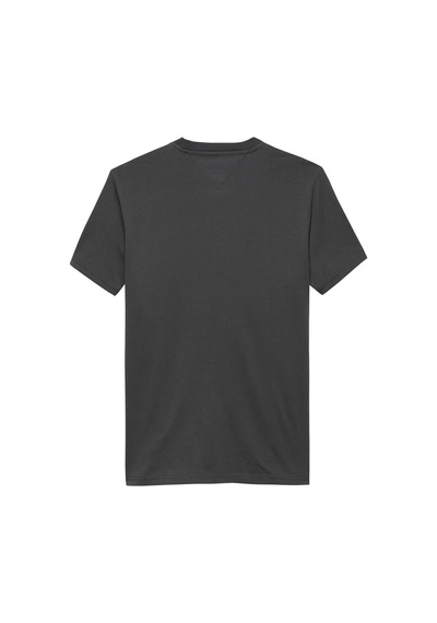 Tommy Hilfiger Tjm Slim Linear Chest Pamuklu Gri Erkek T-shirt-12260 Siyah