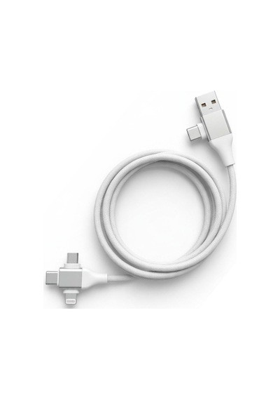 Usb Type-c 5'i 1 Arada Çoklu Hızlı Şarj Kablosu, Lightning İle Uyumlu, Micro Usb Destekli, Taşı Standart