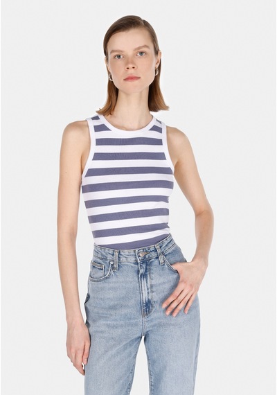 Colin's Colins Slim Fit Kadın Mavi Atlet Cl1074824 Cl1074824 Q1.v2 Inv İndigo