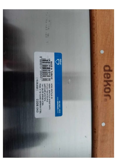 Dekor Geniş Ahşap Saplı Ispatula Alman Yay Çeliğinden İmal Genişlik : 30 Cm Kod: 043