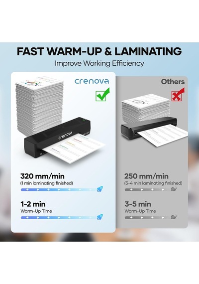 Laminatör, 10 Laminasyon Levhalı Laminasyon Makinesi, Hızlı Sıcak Teknolojili A4 Laminasyon Makinesi Sıcak Ve Soğuk, Ev Ofis Okul İşletmesi İçin Termal Laminatör 9 İnç Siyah
