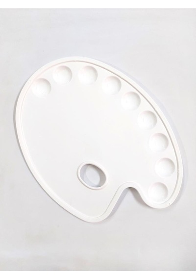 Plastik Büyük Palet Oval 28,5x21,5cm