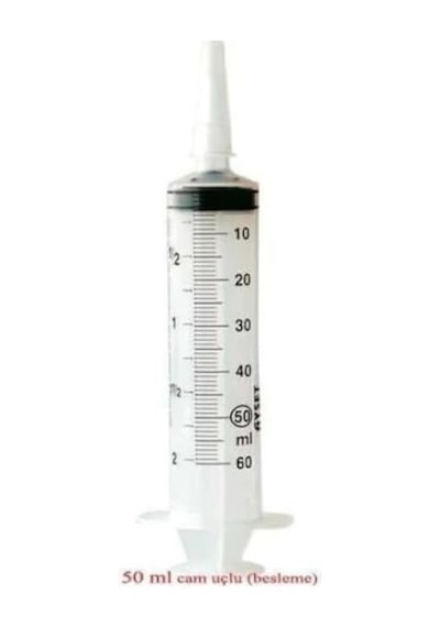 Ayset Beslenme Enjektörü Çam Uçlu Şırınga 140 Adet 50 ML