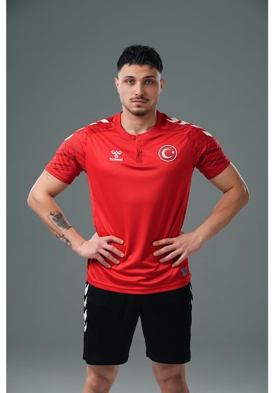 Hummel Milli Takım Line Kamp Tişört Kırmızı