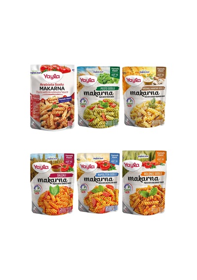 Hazır Yemek Makarna Çeşitleri 6x250gr - 807021992