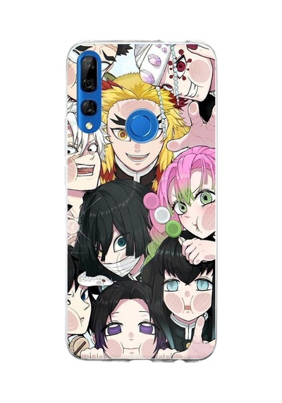 Honor 9x Uyumlu Demon Slayer Manga Baskılı Silikon Kılıf
