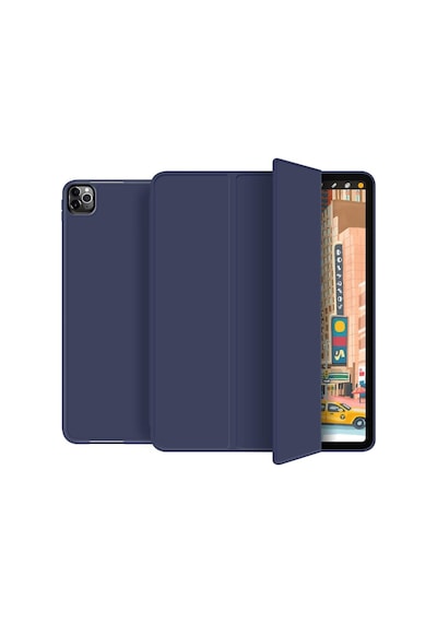 Schulzz Apple Uyumlu iPad Pro 11 İnç 1-2-3-4 Nesil 360 Derece Döner Uyku Modlu Kalem Bölmeli Manyetik Smart Kılıf