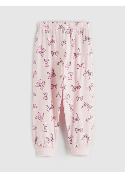LC Waikiki Lcw Kids Mavi Kurdele Baskılı Kız Çocuk Pijama Takım Aktarımda Oluştu