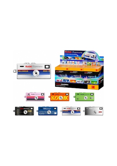 Kodak Charmera Anahtarlık Dijital Kamera Kör Kutusu - Mıllennıum Tek Kutu 1 Adet - Mini Kamera,digicam,video Kaydı,çanta Charm,1.6 Megapiksel,micro Sd Kart Yuvası