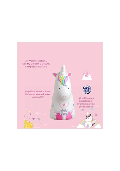 4 Adet Air-val Unicorn 2d Duş Jeli & Şampuan
