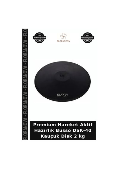 Premium Hareket Aktif Hazırlık Busso Dsk-40 Kauçuk Disk 2 Kg
