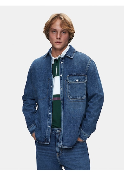Ltb Aıdan Klasik Kesim Jean Gömlek 010096123815881 55784 Orta Mavi