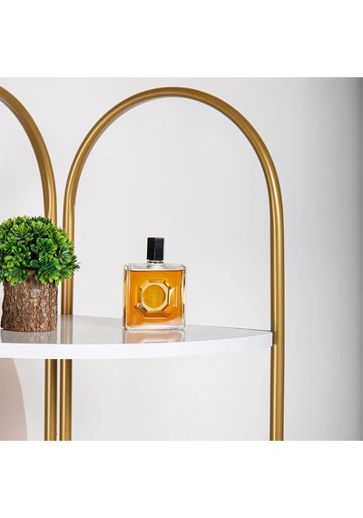 Artemis Gold Metal 4 Katlı Dekoratif Raf Gold