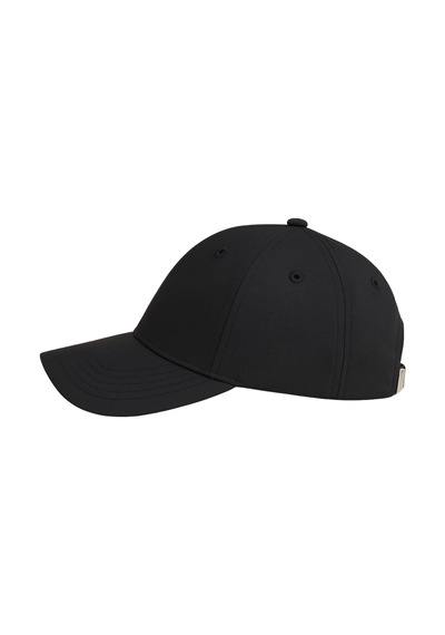 Perlotus Unisex Spor Kep Şapka Mikro Polyester Kumaş 6 Parça Ayarlanabilir Metal Tokalı Siyah