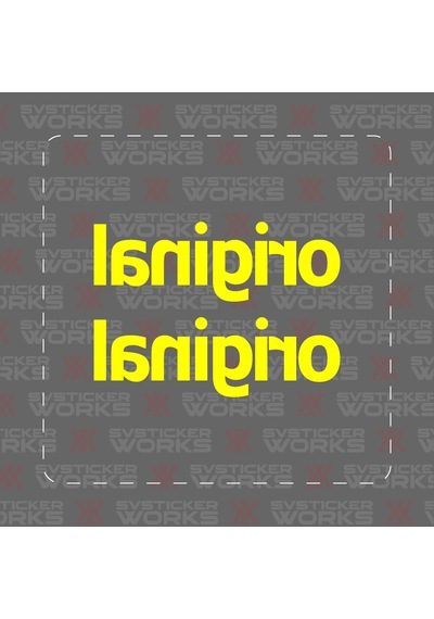 El Hareketi Jdm Sticker Araba Laptop Motosiklet Sticker Yapışkanlı Folyo Sarı