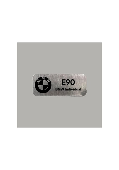 Bmw E90 Metal Etiket 3x7 Cm Arkası Yapışkanlı 1 Adet
