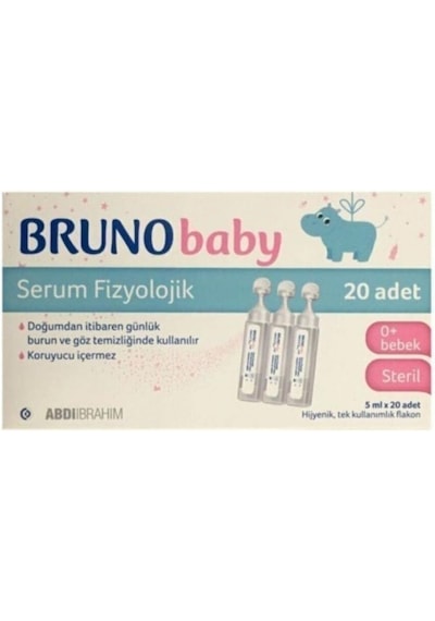Bruno Serum Fizyolojik 5 Ml X 20 Flakon
