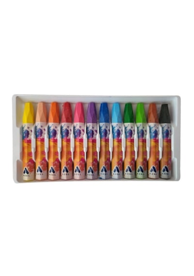 Adel 10 Adet 12 Renk Pastel Boya 12li