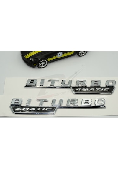 Biturbo 4Matic Çamurluk Yanı Logo Amblem