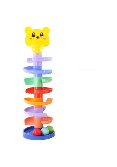4 Adet Birlik Oyuncak Gökkuşağı Jumbo Kule