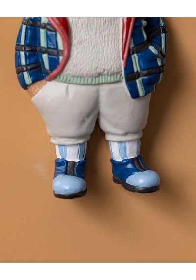 Madame Coco Boris Bear Magnet - Lacivert/açık Bej - 4x8 Cm 8684427186893 Çok Renkli