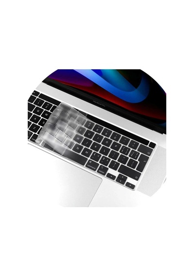Arabulalaca Apple Uyumlu MacBook 16'inc A2141 Türkçe Silikon Klavye Koruyucu