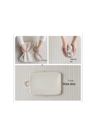 Travel Blush 6 Parça Bavul İçi Düzenleyici Organizer Çanta Seti Pembe Pembe