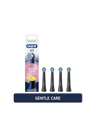 Oral-b İo Gentle Care Siyah Diş Fırçası Yedek Başlığı 4 Adet