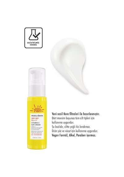 Maruderm C Vitamini Güneş Kremi SPF50+ 50 ML