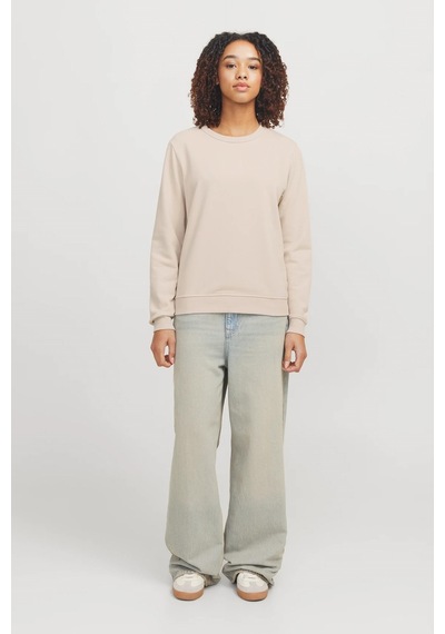 Jack & Jones Jxmadi Kadın Sweatshirt BEYAZ