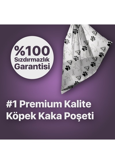 Ubpet Köpek Kaka Poşeti I Mösta Atık Poşeti I Kokulu 120 Adet 8'li Rulo