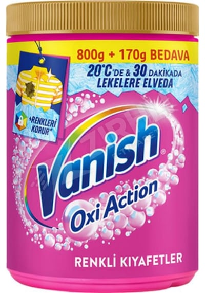2 Adet Vanish Oxi Leke Çıkarıcı Renkliler İçin 970 Gr