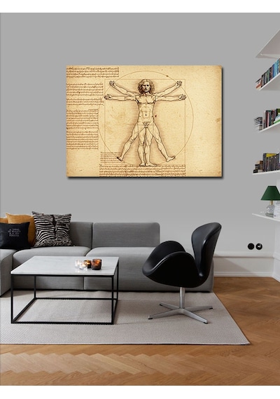 Kanvas Tablo Da Vinci'nin Adamı