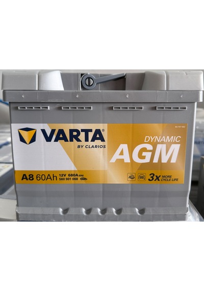 Varta / A8 Agm 60 Amper Start-stop Akü 2025 Tarihli