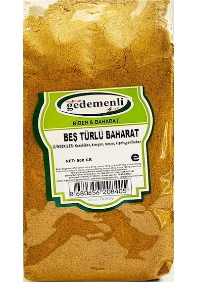 Gedemenli Beş Türlü Baharat 500 G
