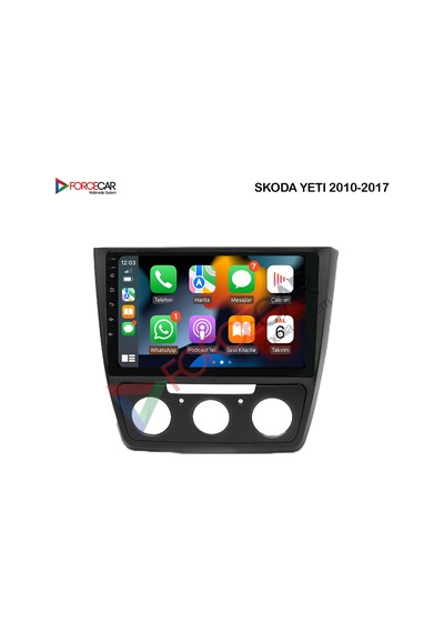 SKODA YETİ ANDROİD MULTİMEDYA 2_32 KABLOSUZ CARPLAY