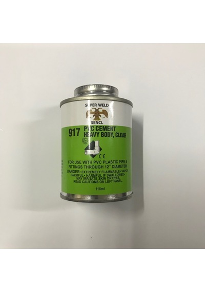Süper Weld 917 Pvc Boru Yapiştirici 125Gr Teneke Kutu