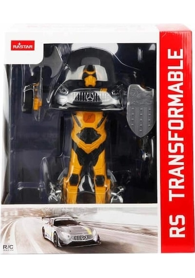 Mercedes Benz Amg Gt3 Dönüşebilen Uzaktan Kumandalı Sesli Ve Işıklı Araba - Sarı-gri