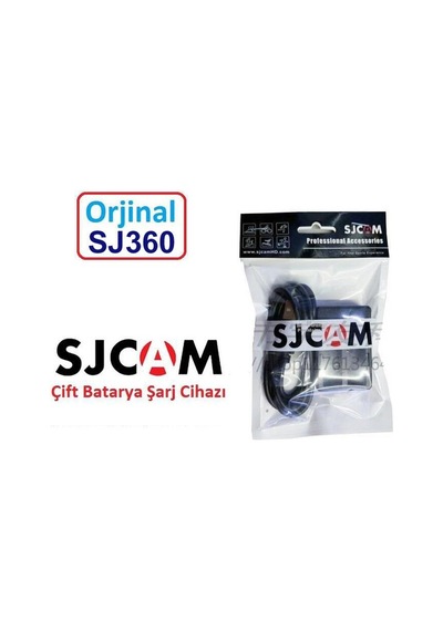 Sjcam Sj360 Çift Batarya Şarj İstasyonu Dual Usb Charger