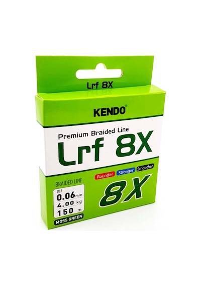 Kendo Lrf 8X Fighting 150 mt mm Örgü ip (Moss Green)