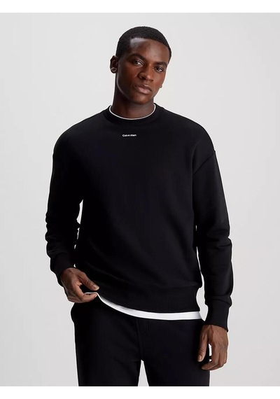 Calvin Klein Nano Logo Sweatshırt Siyah