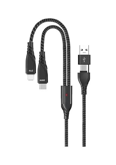 Ga51 4in1 20v 5a Pd 100w Type-c Hızlı Şarj Kablo, 9v 3a 27w İphone İle Uyumlu Ligtning Diğer