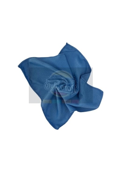 Mikrofiber Cam Ve Jant Temizleme Bezi 2'li Set Açık Indigo