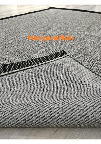 Foneks Halı Loris Yeni Nesil Yumuşak Sisal Halı L106sıyah-120x180